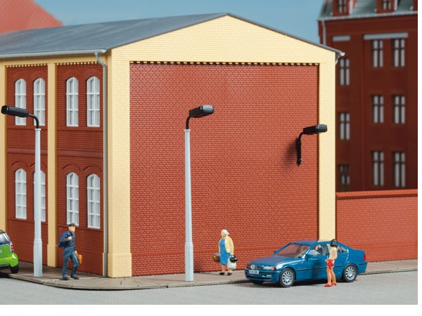 41624 Auhagen HO 8 Street lamps and 4 wall-mounted lamps