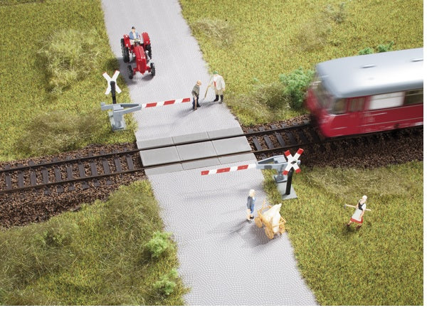 41625 Auhagen HO Level crossing with half-barrier