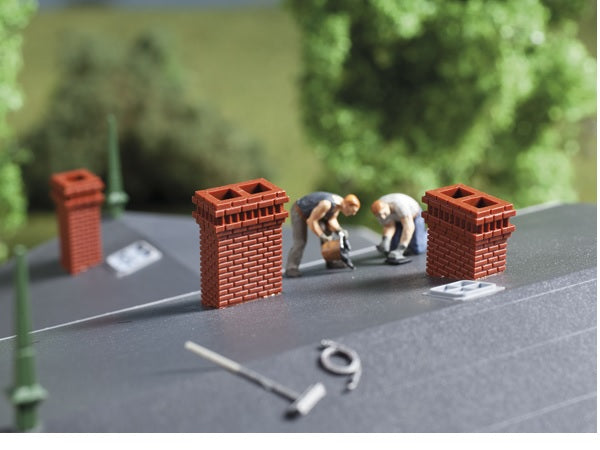 41627 Auhagen HO Chimney Assortment
