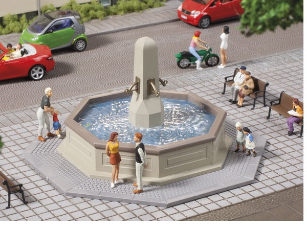 41629 Auhagen HO Town fountain. Non working