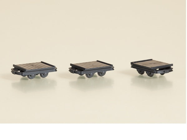 41703 Auhagen HO NG Train - 3 flat wagons (Non-operating static
