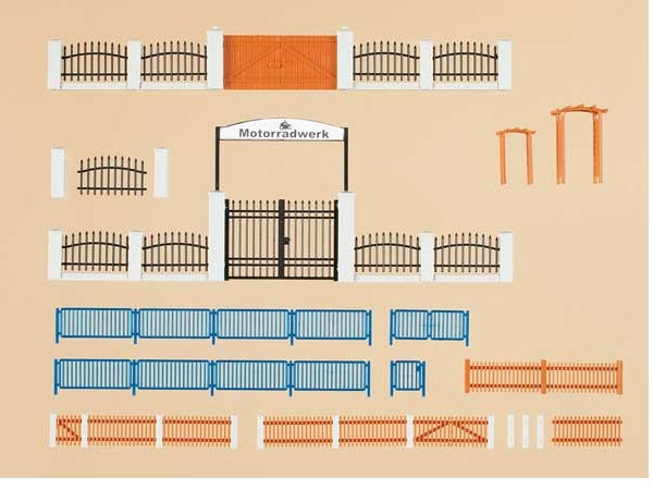 42648 Auhagen HO Fences & gates
