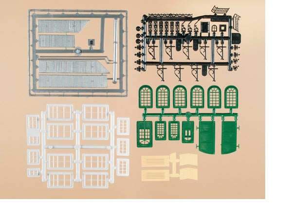 48551 Auhagen HO Parts for industrial and commercial buildings