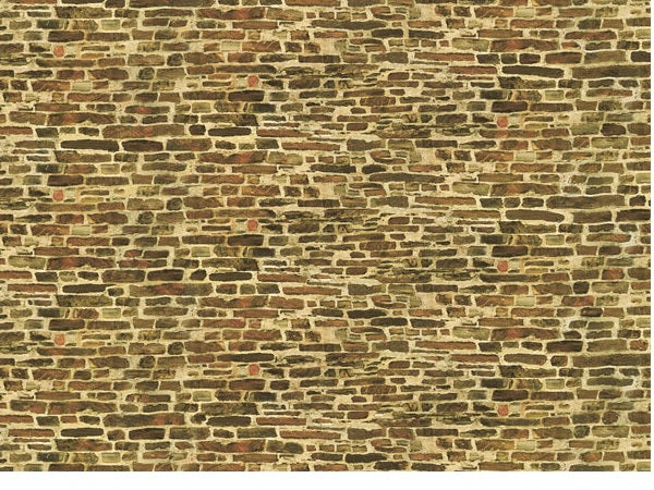 50516 Auhagen HO Card sheet (1) limestone debris wall