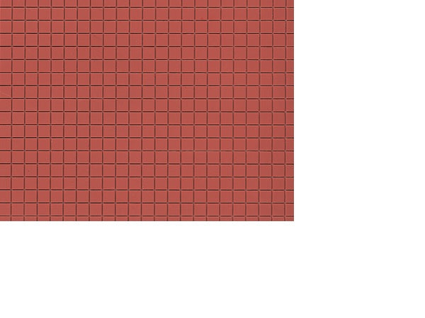 52222 Auhagen HO Plastic sheet 200x100mm - (2) Square brown pavi