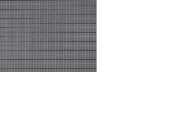 52226 Auhagen HO Plastic sheet 200x100mm - (2) Grey roof tile