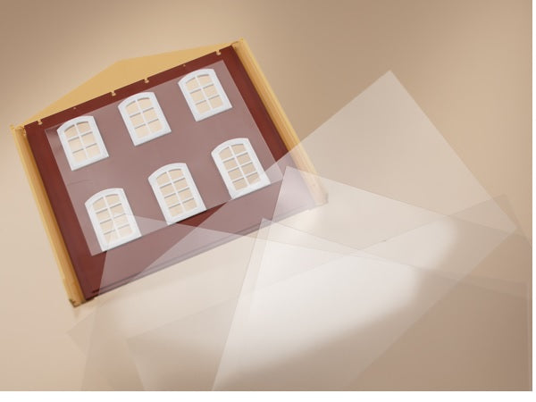 80211 Auhagen HO/N Film for windows (5 pcs)