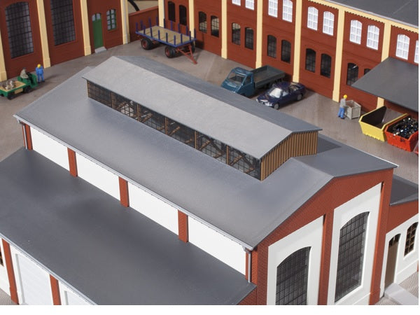 80303 Auhagen HO Roof with overhead skylights