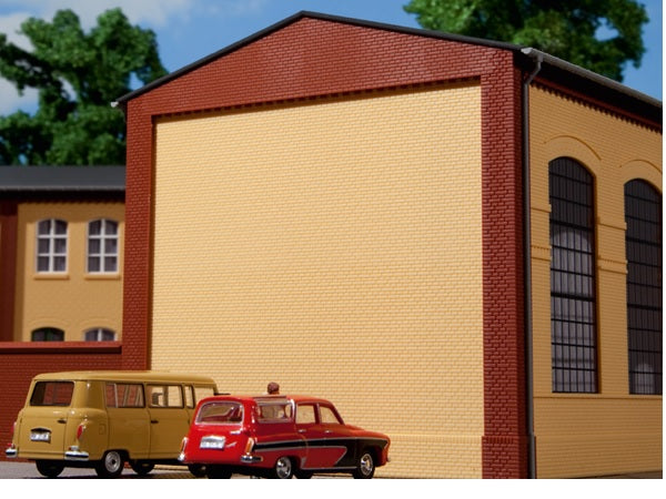 80400 Auhagen HO Gables and corner pillars red (12 pcs)