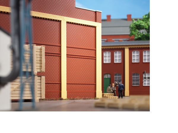 80512 Auhagen HO Walls 2342I red (8 pcs)