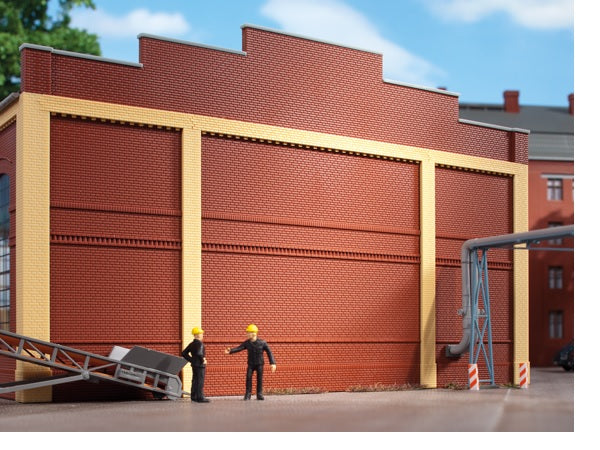 80513 Auhagen HO Walls 2324E red (4 pcs)