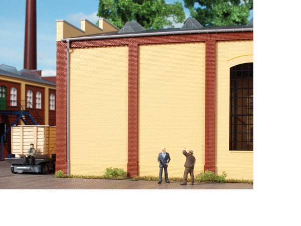 80611 Auhagen HO Walls 2342M yellow (8 pcs)