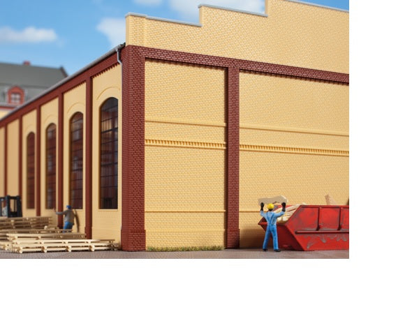 80612 Auhagen HO Walls 2342I yellow (8 pcs)