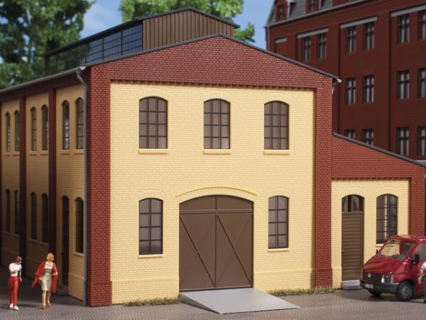 80618 Auhagen HO Walls 2391A with industrial windows L yellow (2