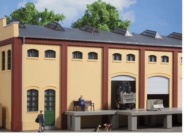 80619 Auhagen HO Walls 2410E 2410F 2410H Yellow (6 pcs)