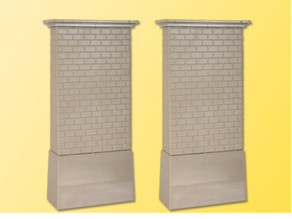 39751 Kibri Masoned centre pillars for viaduct with concrete