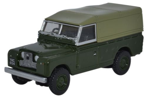 76LAN2011 Oxford Diecast Land Rover Series II Canvas Back Bronze