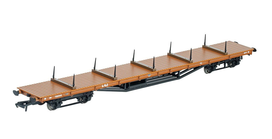 R60202 Hornby 'Salmon' Bogie Wagon number 721000 in LMS Bauxite