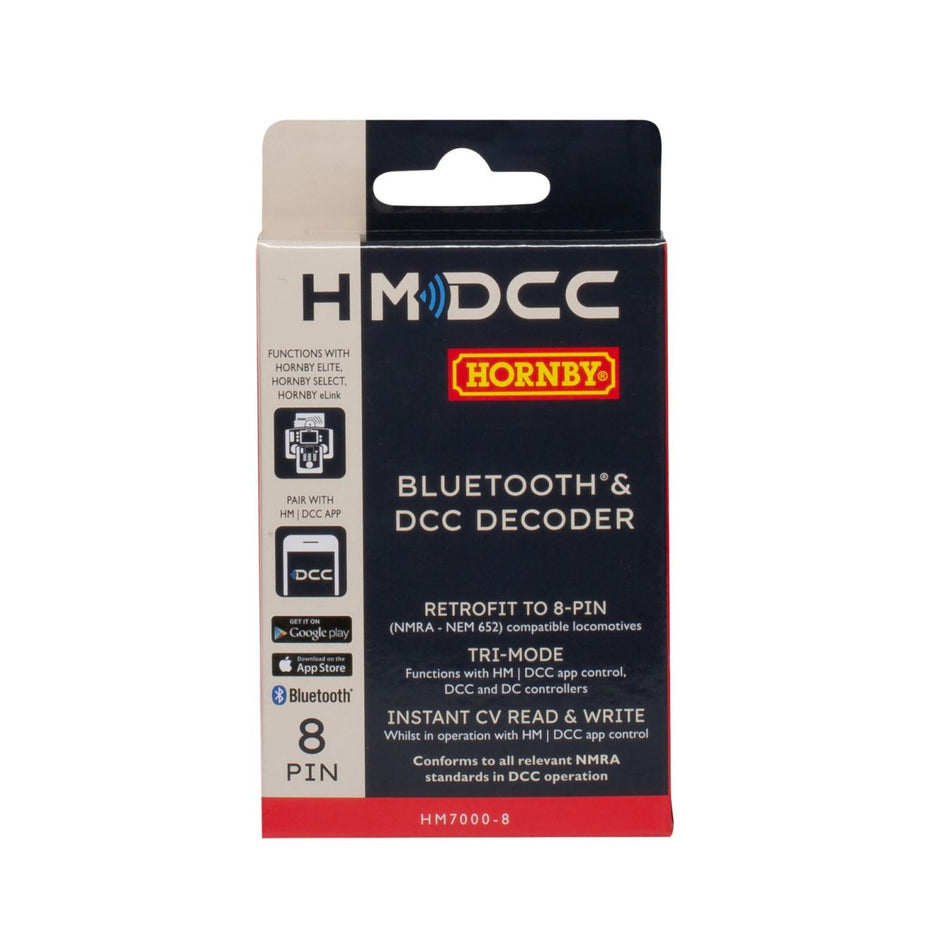 R7335 Hornby HM7000-8: Bluetooth® & DCC Decoder (8 Pin)