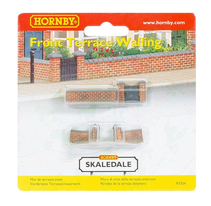 R7354 Hornby Skaledale Front Victorian Terrace House Garden Wall
