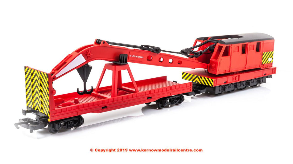 R6881 Hornby Railroad Brakedown Crane in BR Red livery