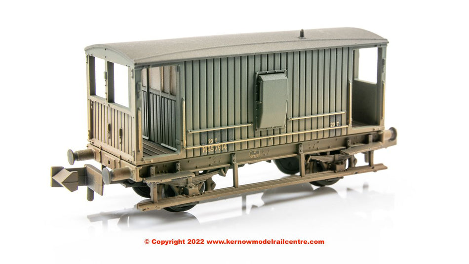 377-754 Graham Farish Midland 20 Ton Brake Van BR Grey