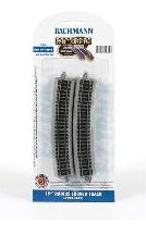 44804 Bachmann Nickel Silver 19in. Radius Curved Track