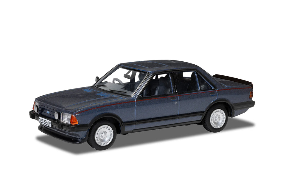 VA12418 Corgi Vanguards Ford Granada Mk2 2.8 Injection - Caspian Blue