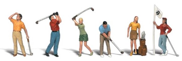 A1907 Woodland Scenics HO Golfers