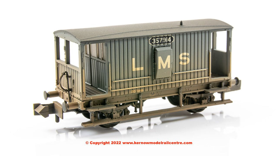 377-750A Graham Farish MR 20T Brake Van With Duckets LMS