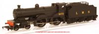 R3276 Hornby Railroad LMS Compound Steam Locomotive number 1072 in LMS Black livery with Fowler tender