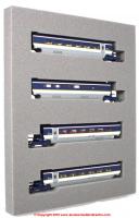 10-1298 Kato Class 373 Eurostar 4 Coach Add-on Pack - 2015 New Livery