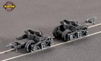 125 Ratio Diamond Bogie Frames with spoked wheels