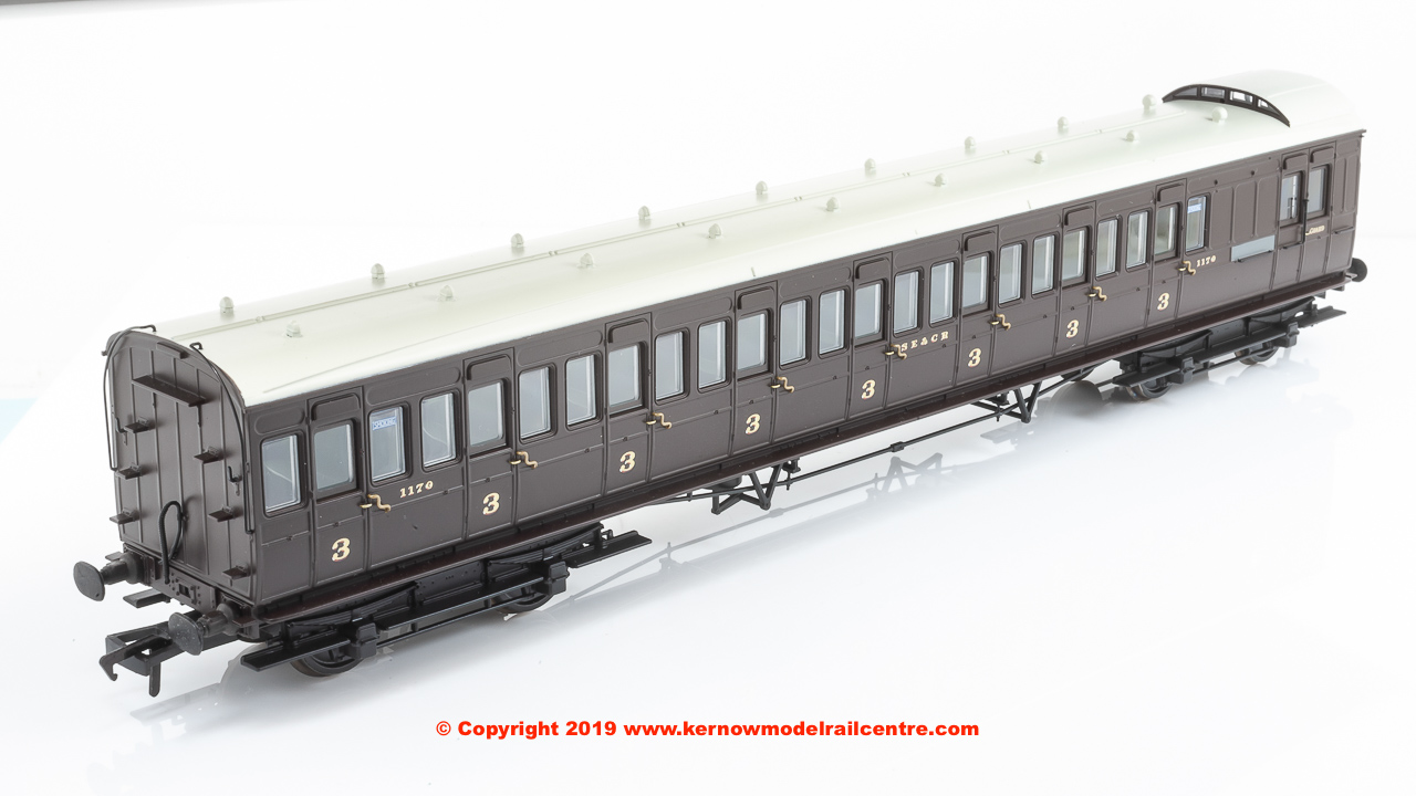 SE&CR 60ft Birdcage Brake Third SE&CR Wellington Brown SE&CR 60ft Birdcage Brake Third SE&CR Wellington Brown