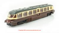 7D-011-003D Dapol Streamlined Railcar number 16 in GWR Chocolate & Cream livery with Twin Cities crest