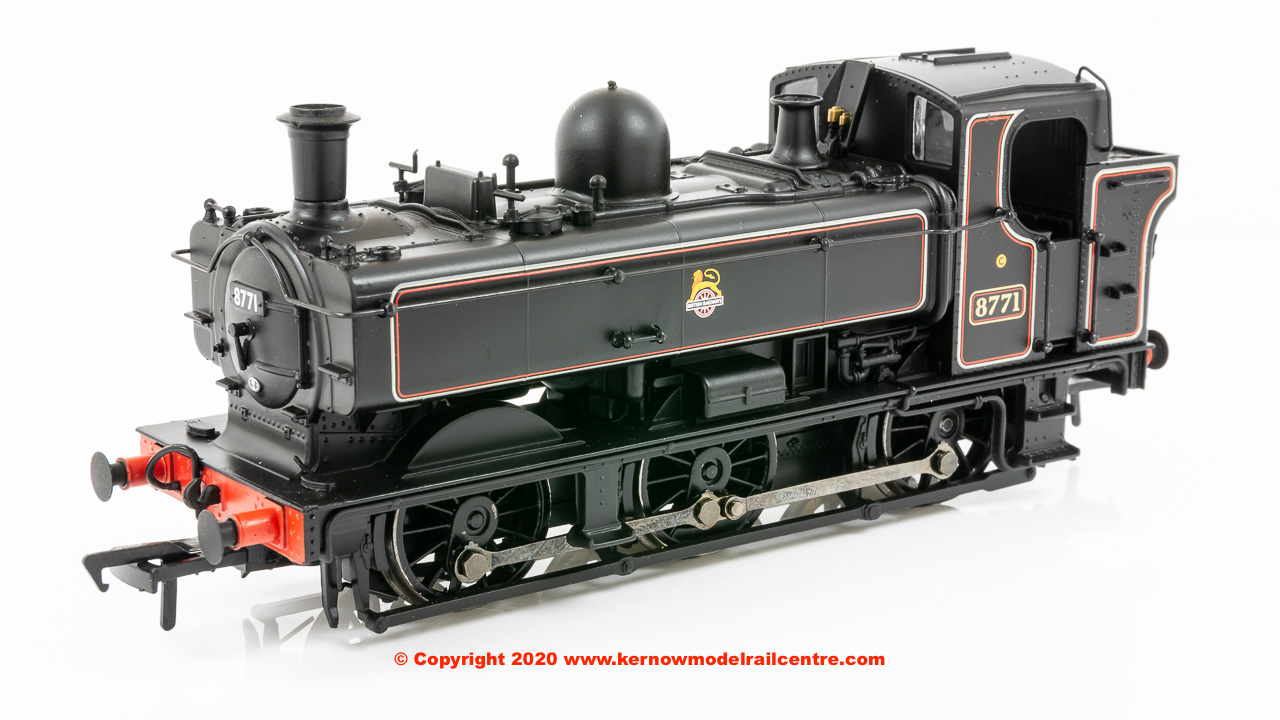 32-205A Bachmann GWR 8750 Pannier Tank 8771 BR Lined Black