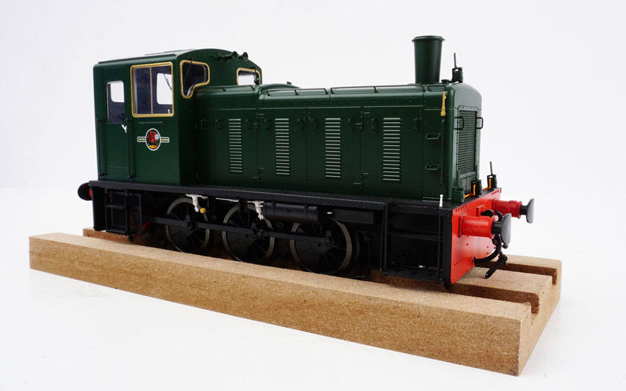2051 Heljan Class 03 0-6-0 Diesel Locomotive Number D2011 in BR Green with Conical Exhaust