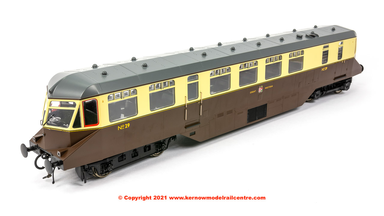 1901 WSL Heljan GWR Railcar number 29 in GWR Chocolate and Cream Image