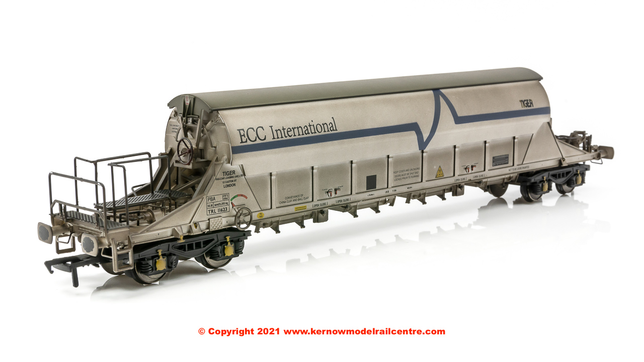 E87032 EFE Rail PBA TIGER China Clay Wagon number TRL 11623 wthd