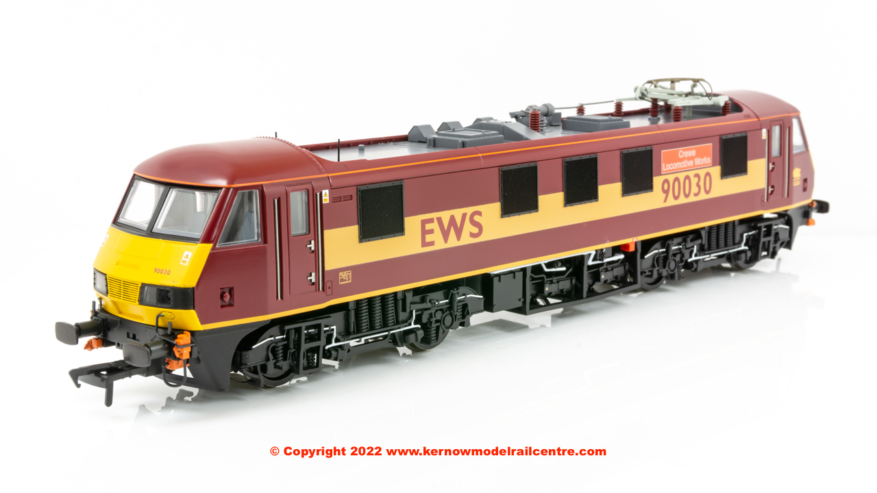 32-619SF Bachmann Class 90 90030 'Crewe Locomotive Works' EWS Image