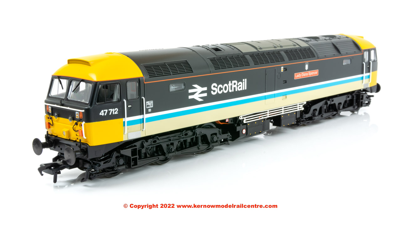 Class 47/7 47712 'Lady Diana Spencer' BR ScotRail Sound Fitted De Luxe Class 47/7 47712 'Lady Diana Spencer' BR ScotRail Sound Fitted De Luxe