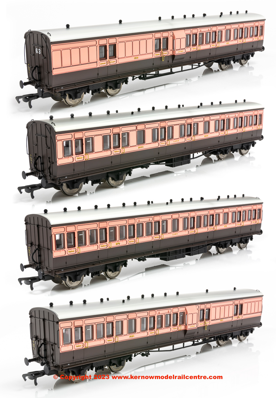 E86011 EFE Rail LSWR Cross Country 4 Coach Pack - LSWR