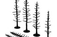 TR1125 Woodland Scenics Tree Armatures, 44 Pines 4" - 6"