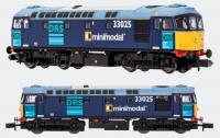 2D-001-012 Dapol Class 33/0 Diesel Loco - 33 025 - DRS Blue