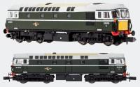 2D-001-024 Dapol Class 33/1 Diesel Loco - D6580 - BR Green