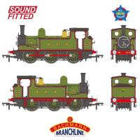 31-065SF Bachmann NER E Tank 495 NER Lined Green & Maroon