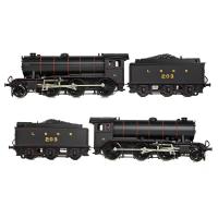 32-279B Bachmann LNER K3 Flared Tender 203 LNER Lined Black