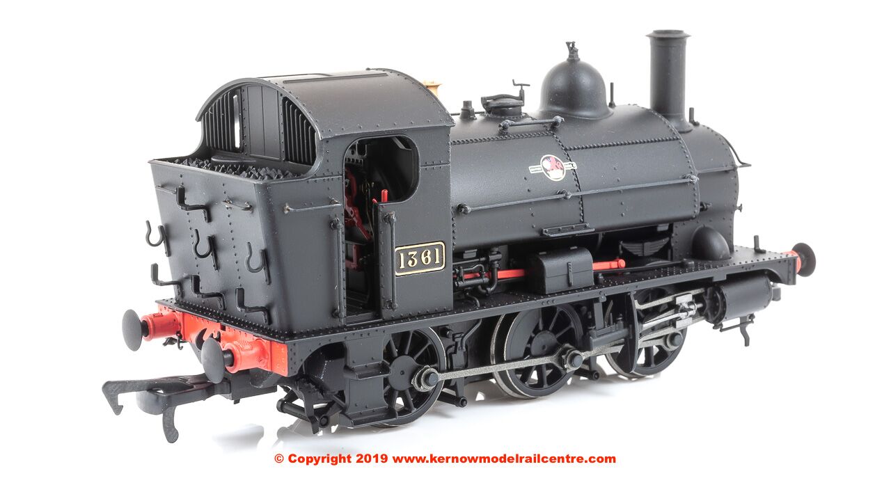 K2201 DJ Models 0-6-0 1361 Steam Locomotive number 1361 in BR Black livery with late crest