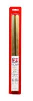 3400 K&S Metals Small Round Brass Telescopic Tubing pack (pack of 12)