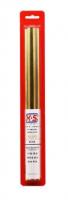 3402 K&S Metals Large Round Brass Telescopic Tubing pack (pack of 3)